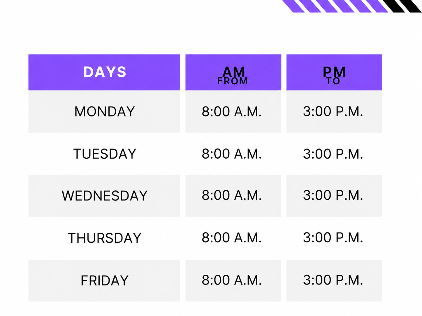 school calendar